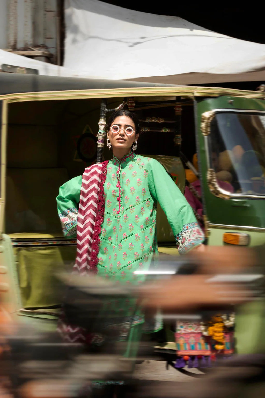 Unstitched Printed 3 Piece Lawn Suit -2B
