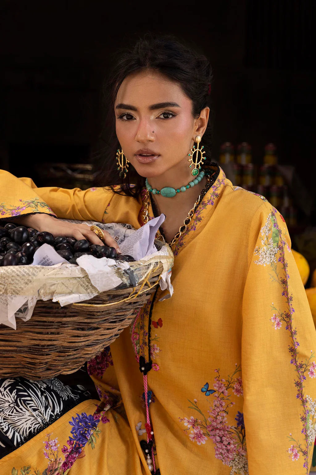 Unstitched Printed 2 Piece Lawn Suit -5A