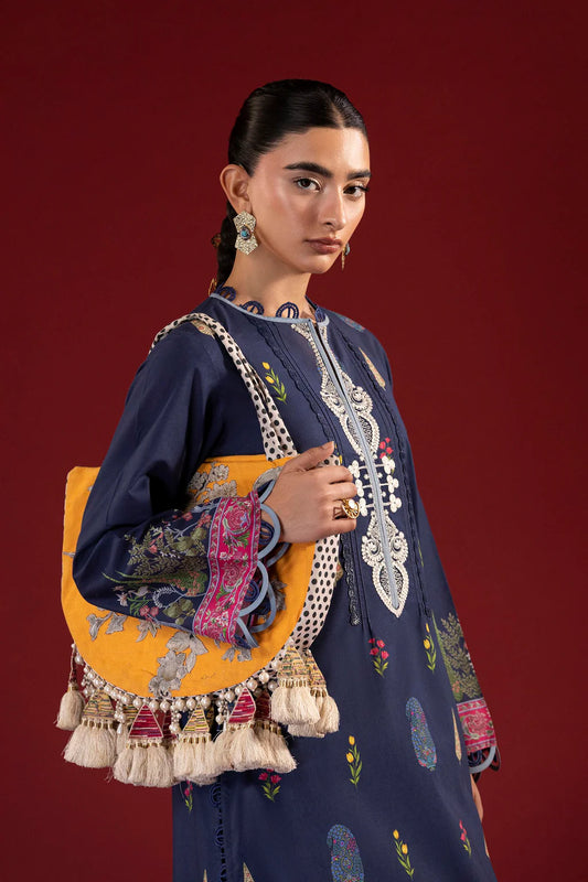 Unstitched Printed 2 Piece Lawn Suit -6A