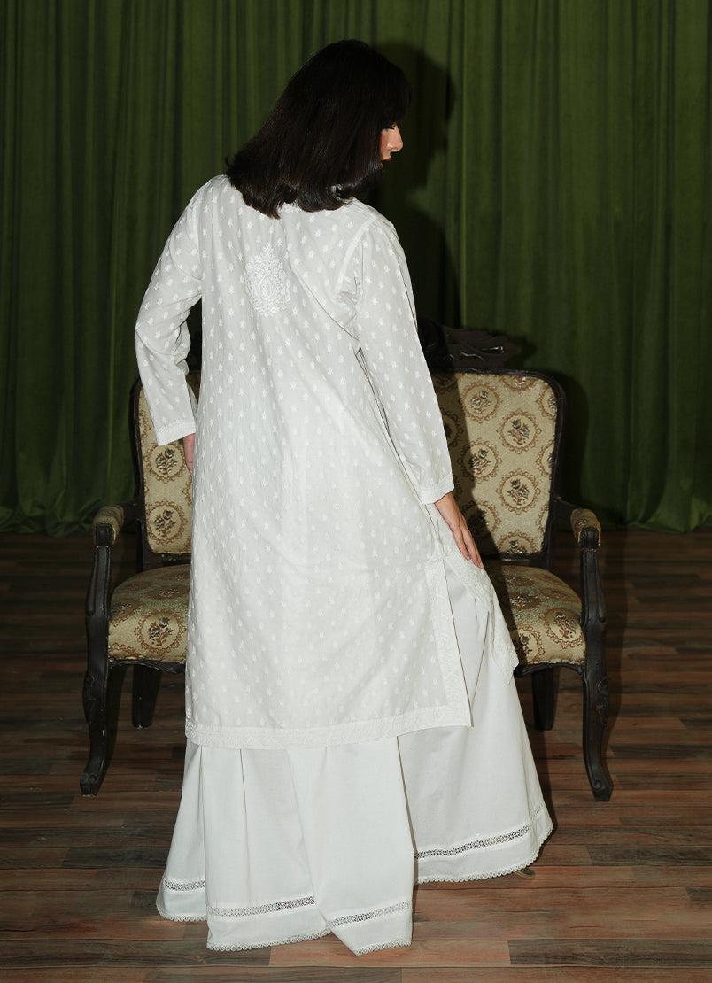 Spring The Tea '25 - EMBROIDERED KURTA ICSE-213276-11345