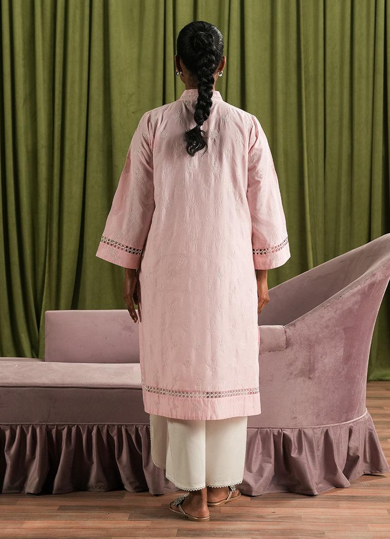 Spring The Tea '25 - Embroidered Kurta ICSE-213905-12417