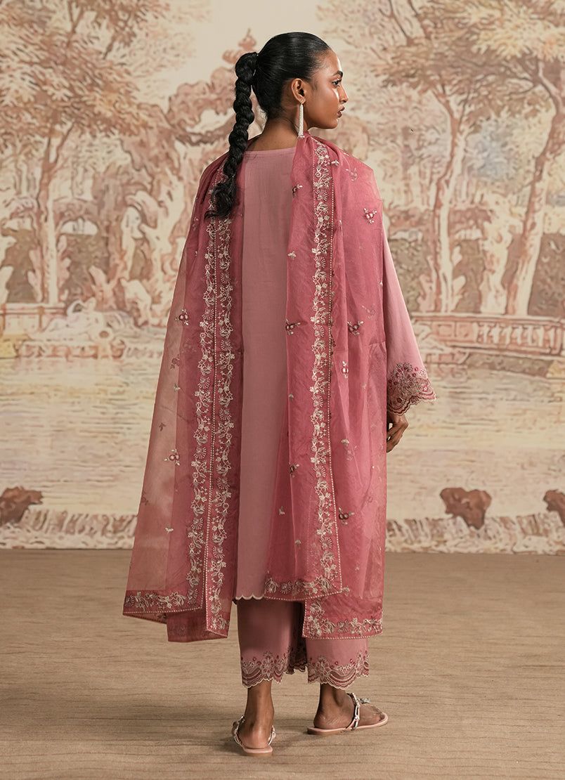 Spring The Tea '25 - 3 PC Luxury Embroidered Suit ICSTE-213883-12482