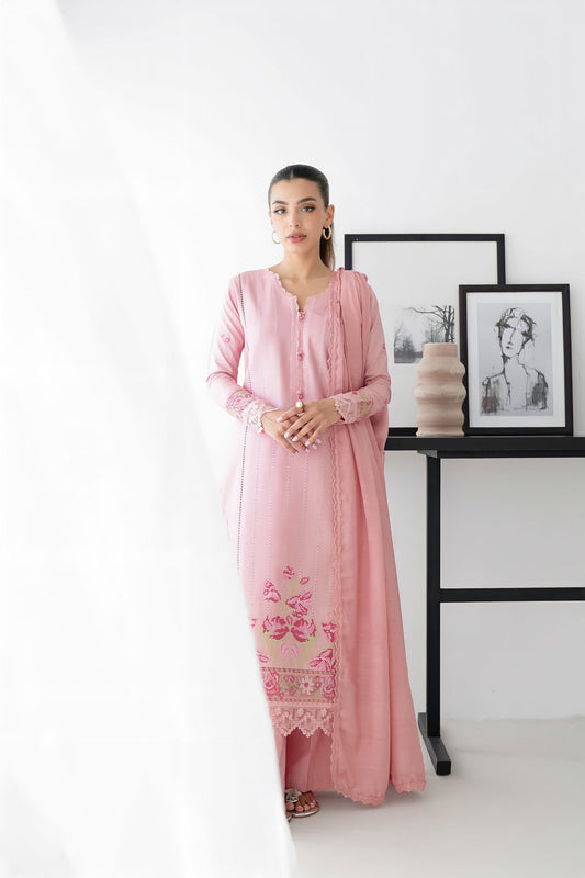 Eid Ul Azha '24 - Blush Pink Nel-24618 - RTS - Sale