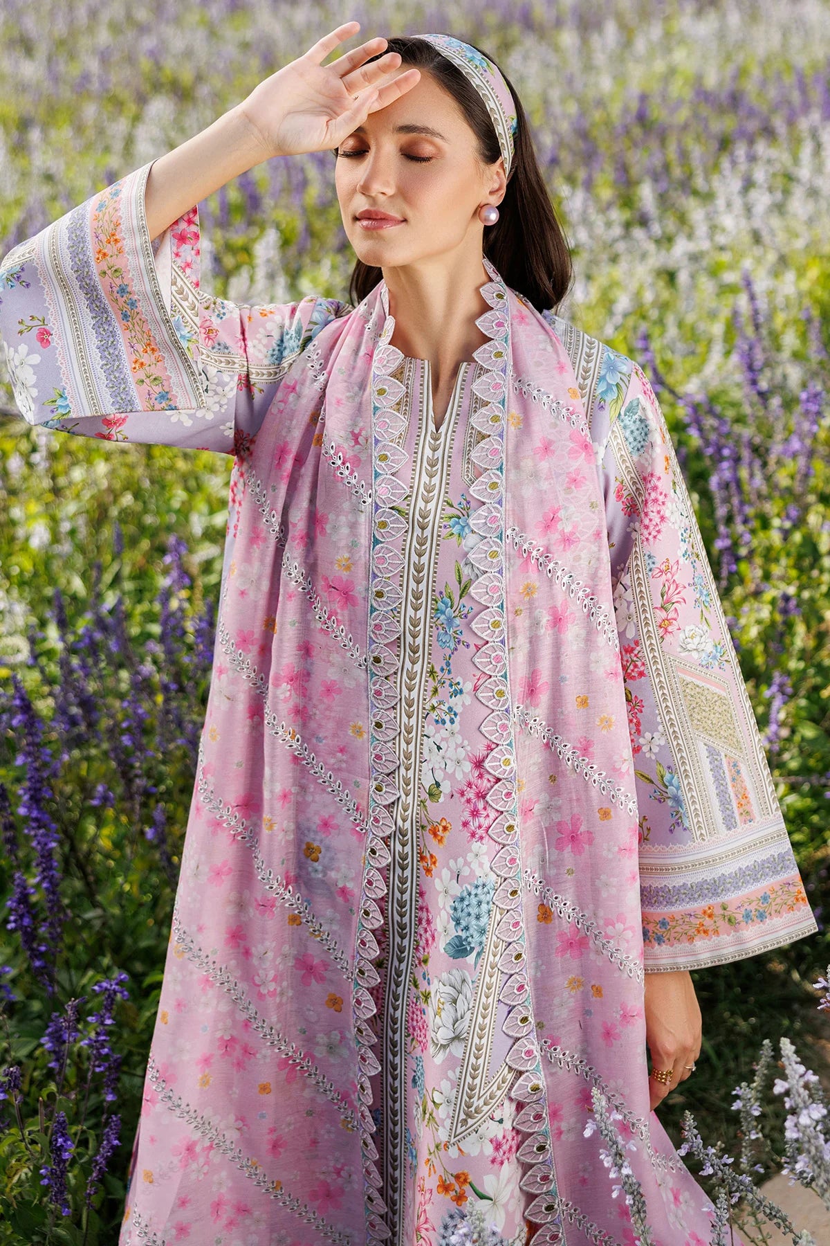 EMBROIDERED LAWN UNSTITCHED -9300 ‘26-RTS