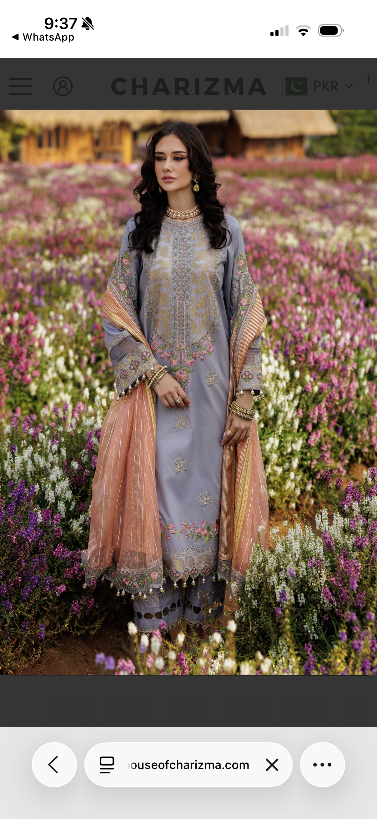 3-PC UNSTITCHED EMBROIDERED LAWN COLLECTION CZ5-05‘26-RTS