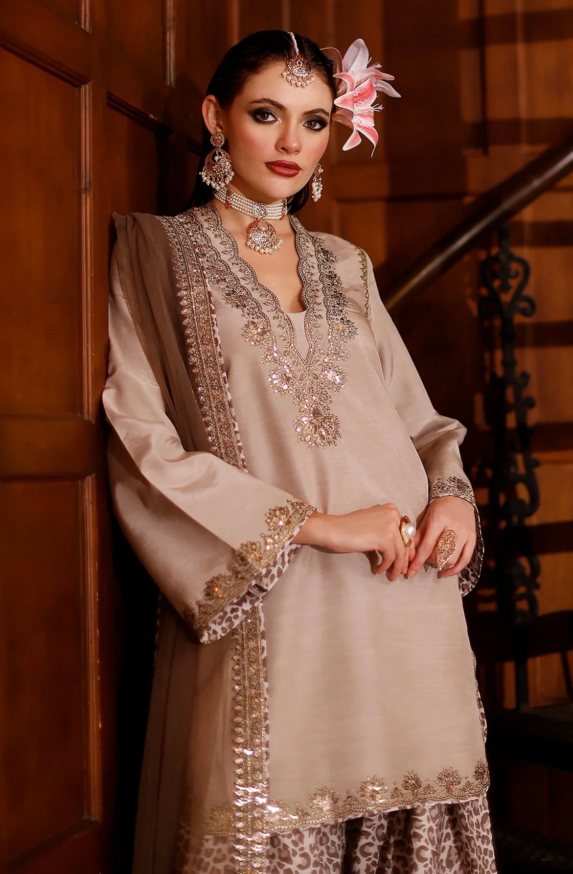 3-PC EMBROIDERED RAW SILK CMA-6-157 ‘26-RTS