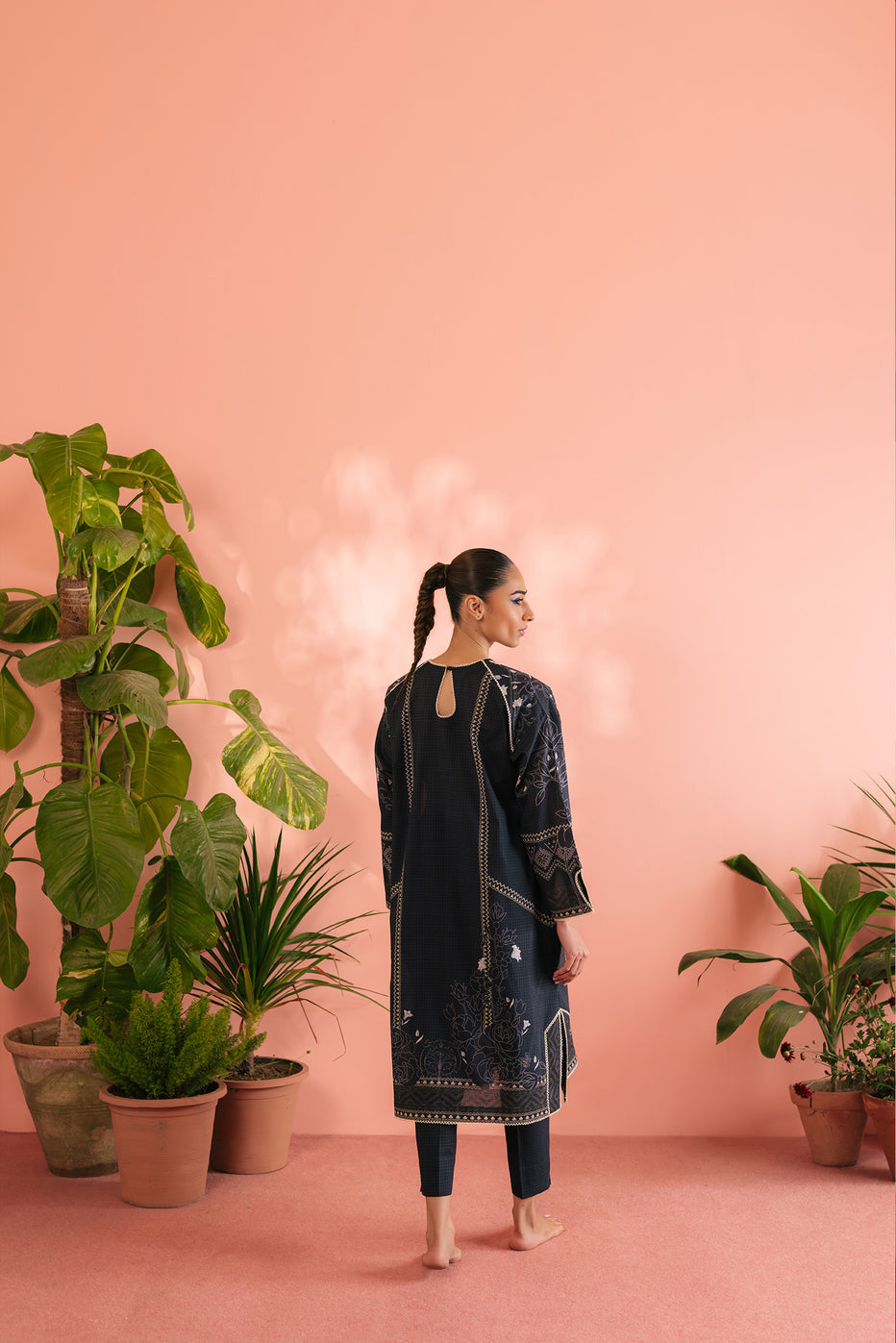 Lawn Pret Ramadan Edit '25 - Midnight Vine Matching Set