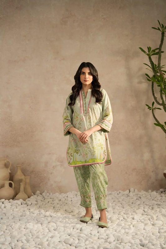 Lawn Pret '25- Thea Matching Set