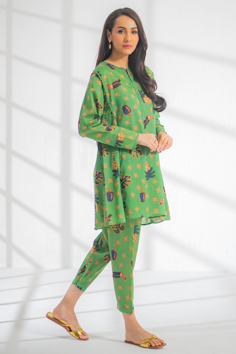 Unstitched Essentials '25 - Tropical 2 piece