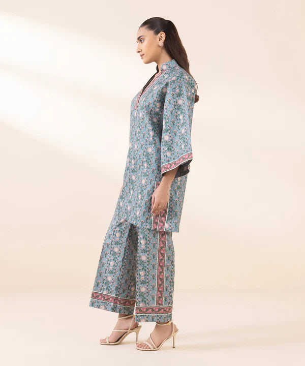 Daily '25- Printed Cotton Trousers 00U1TDY25V08