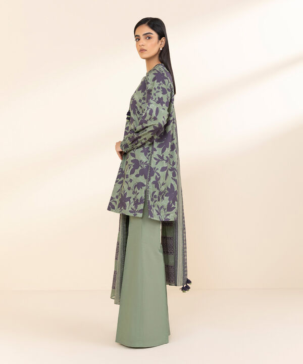 Unstitched Lawn '25 - 3 Piece - Printed Lawn Suit - U3PDY25V19AT