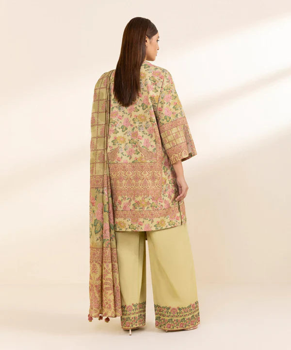 Daily '25-Embroidered Cotton Suit U3PEDY25V010