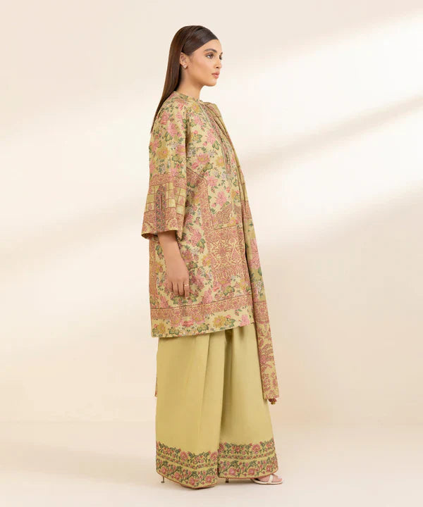 Daily '25-Embroidered Cotton Suit U3PEDY25V010