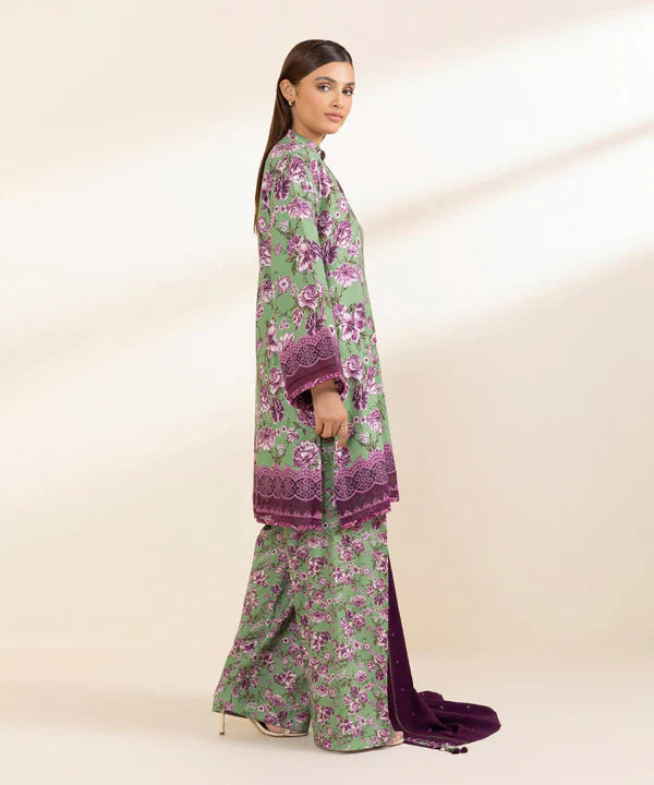 Daily '25-Embroidered Linen Suit U3PEDY25V011