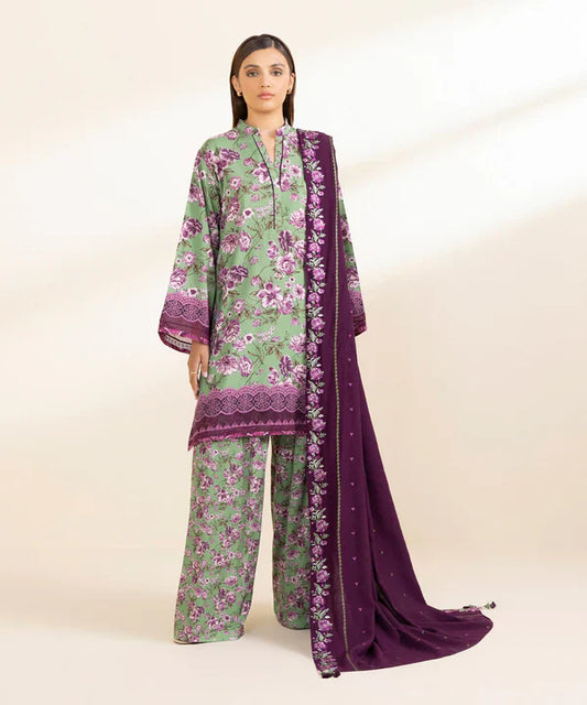 Daily '25-Embroidered Linen Suit U3PEDY25V011