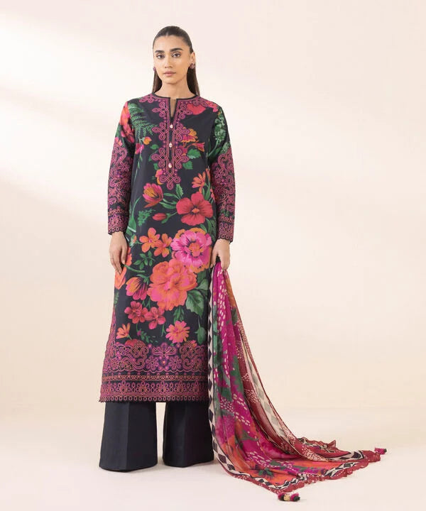 Signature'25-Embroidered Cotton Suit U3PEDY25V018