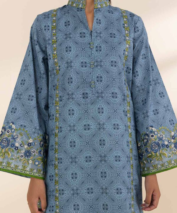 Unstitched Lawn '25 - 3 Piece - Embroidered Lawn Suit - U3PEDY25V112