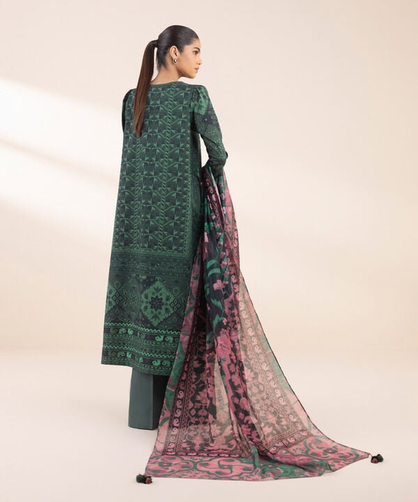 Unstitched Lawn '25 - 3 Piece - Embroidered Lawn Suit - U3PEDY25V116