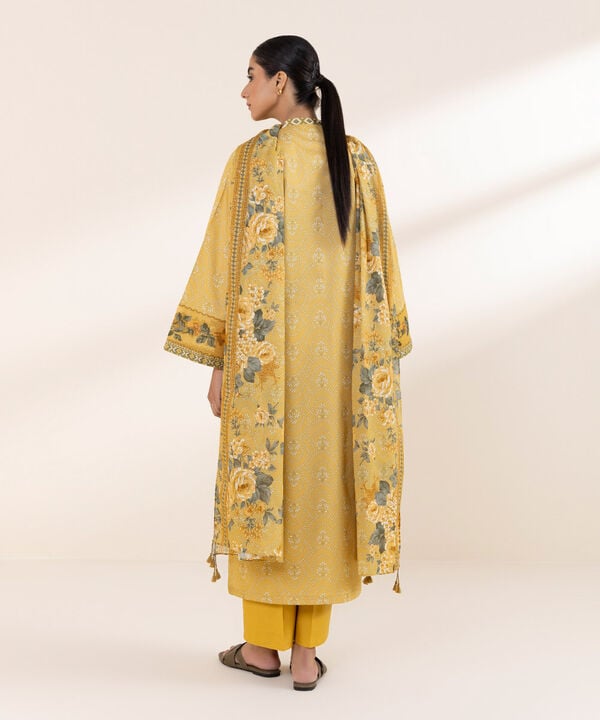 Unstitched Lawn '25 - 3 Piece - Embroidered Lawn Suit - U3PEDY25V127