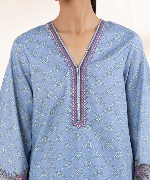 Unstitched Lawn '25 - 3 Piece - Embroidered Lawn Suit - U3PEDY25V130