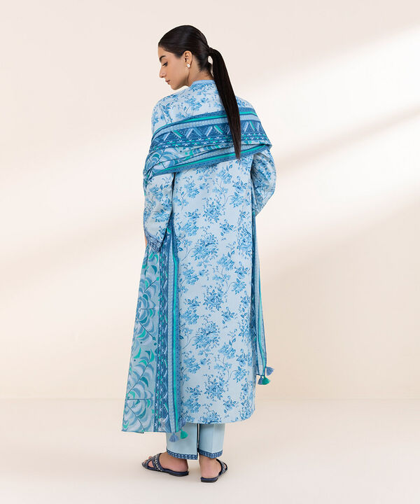 Unstitched Lawn '25 - 3 Piece - Embroidered Lawn Suit - U3PEDY25V134