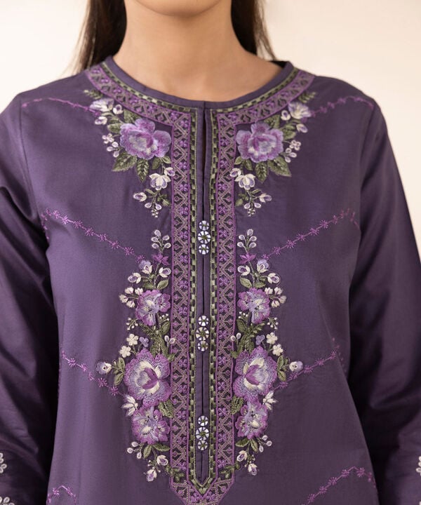 Signature'25-Embroidered Cotton Suit U3PESG25V011