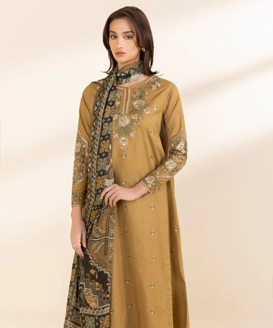 Signature'25-Embroidered Cotton Suit U3PESG25V012