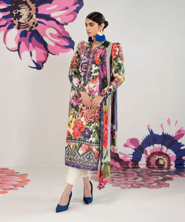 Signature'25-Embroidered Cotton Suit U3PESG25V013