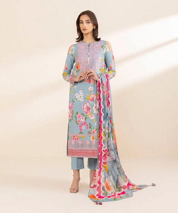 Signature'25-Embroidered Cotton Suit U3PESG25V014