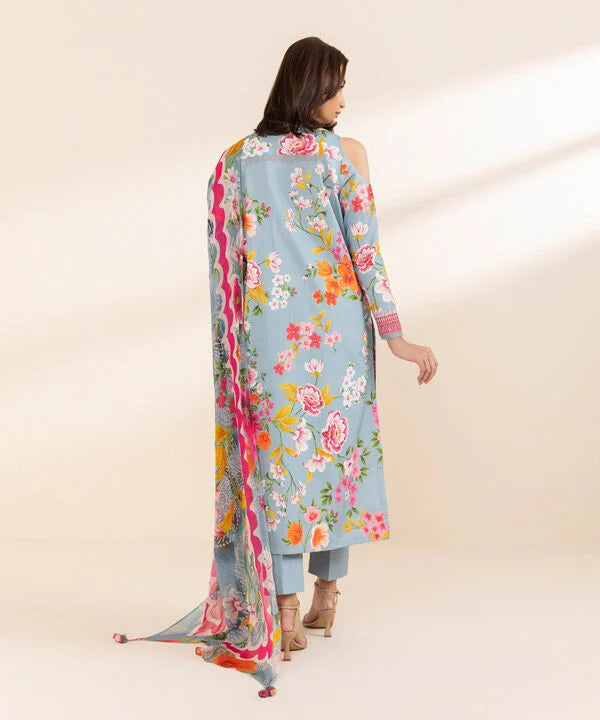 Signature'25-Embroidered Cotton Suit U3PESG25V014