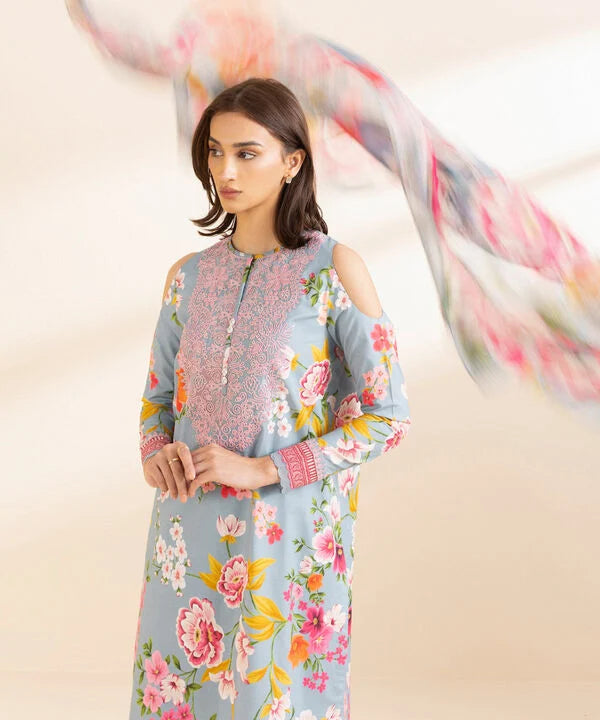 Signature'25-Embroidered Cotton Suit U3PESG25V014