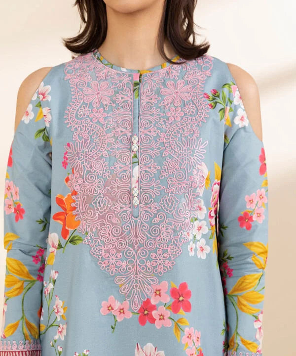 Signature'25-Embroidered Cotton Suit U3PESG25V014