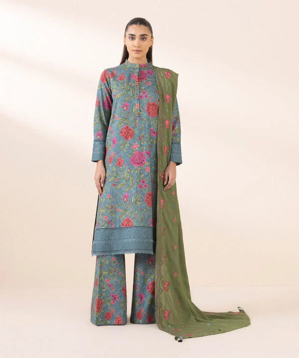 Signature'25-Embroidered Linen Suit U3PESG25V015