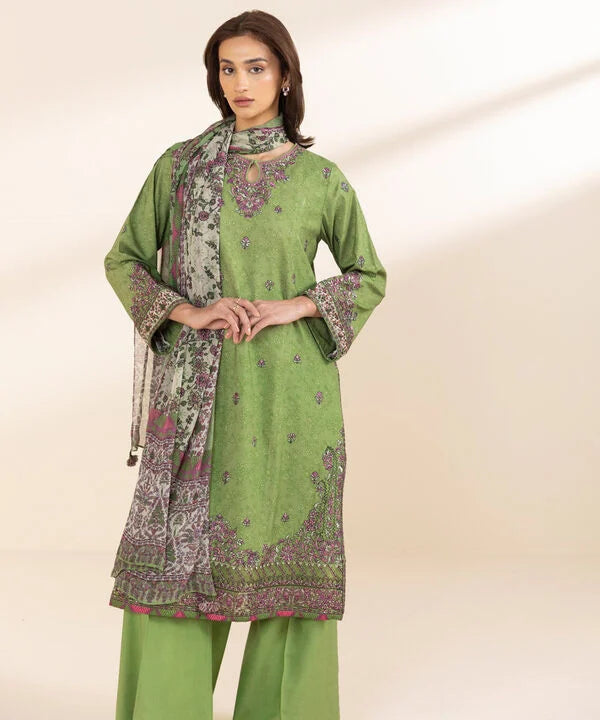 Signature'25-Embroidered Jacquard Suit U3PESG25V020