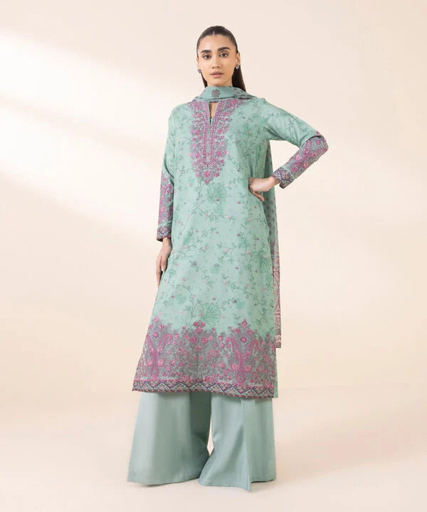 Signature'25-Embroidered Linen Suit U3PESG25V022