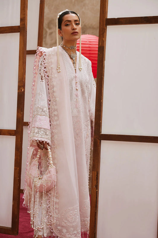 ROUHAAN (EL26-04 B) - 3 Pc - Unstitched