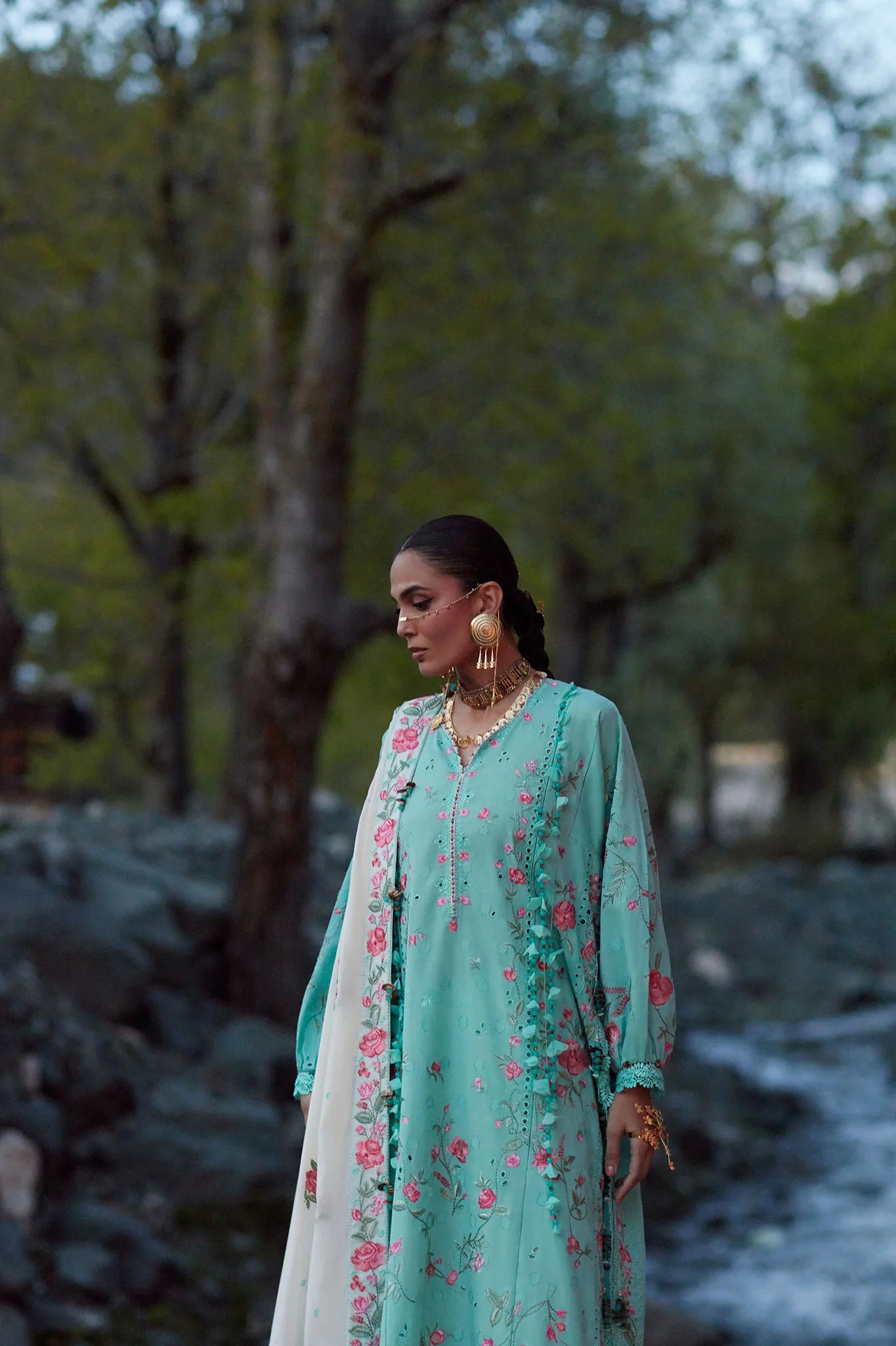 GULRAAZ (EL26-08 B) - 3 Pc - Unstitched