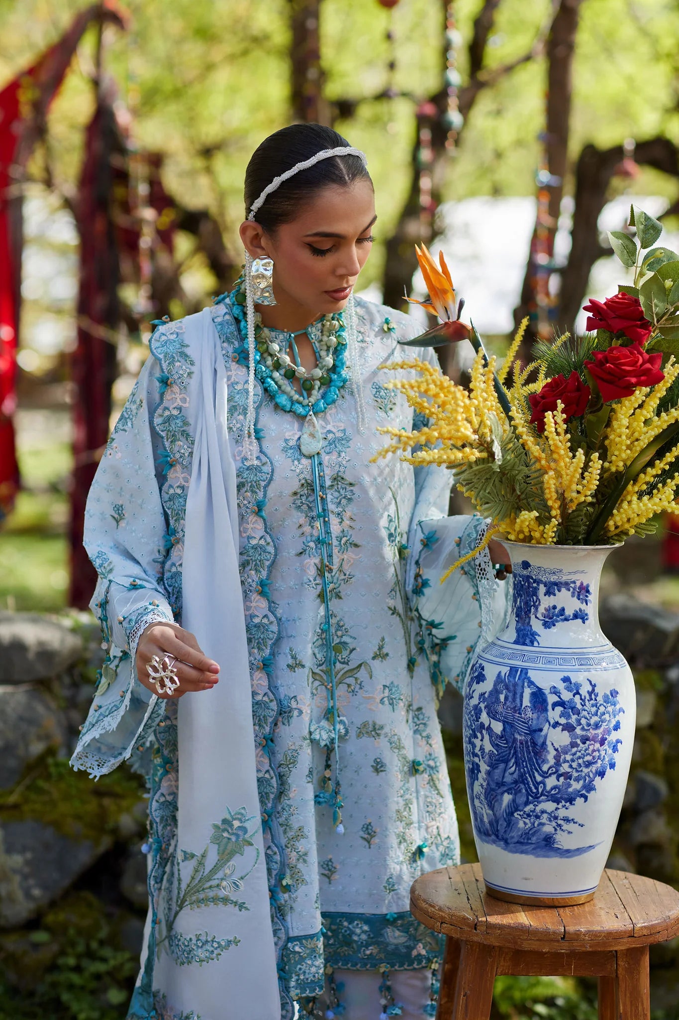 MEHRVAAN (EL26-10 B) - 3 Pc - Unstitched