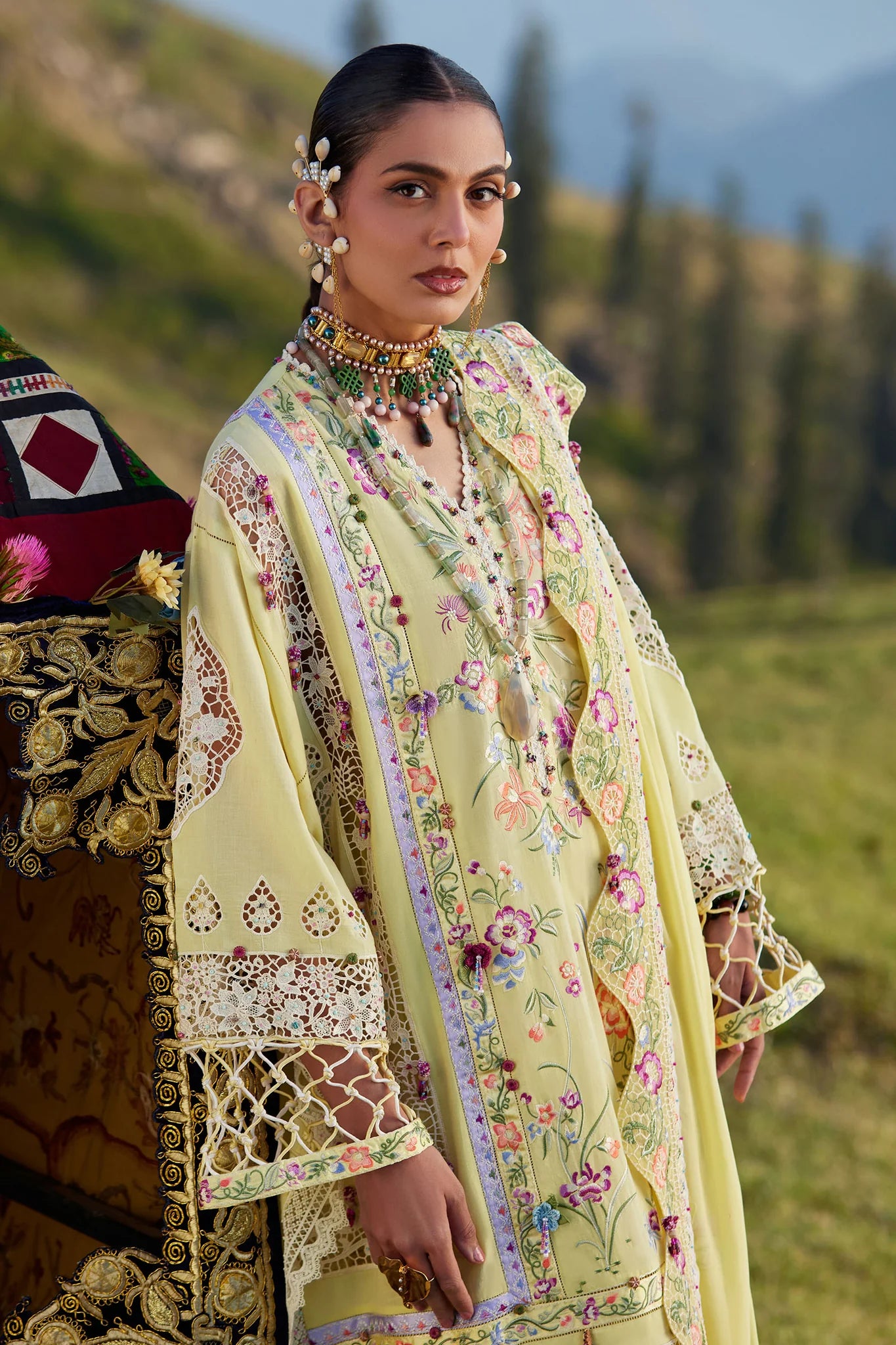 NEELUNE (EL26-05 A) - 3 Pc - Unstitched