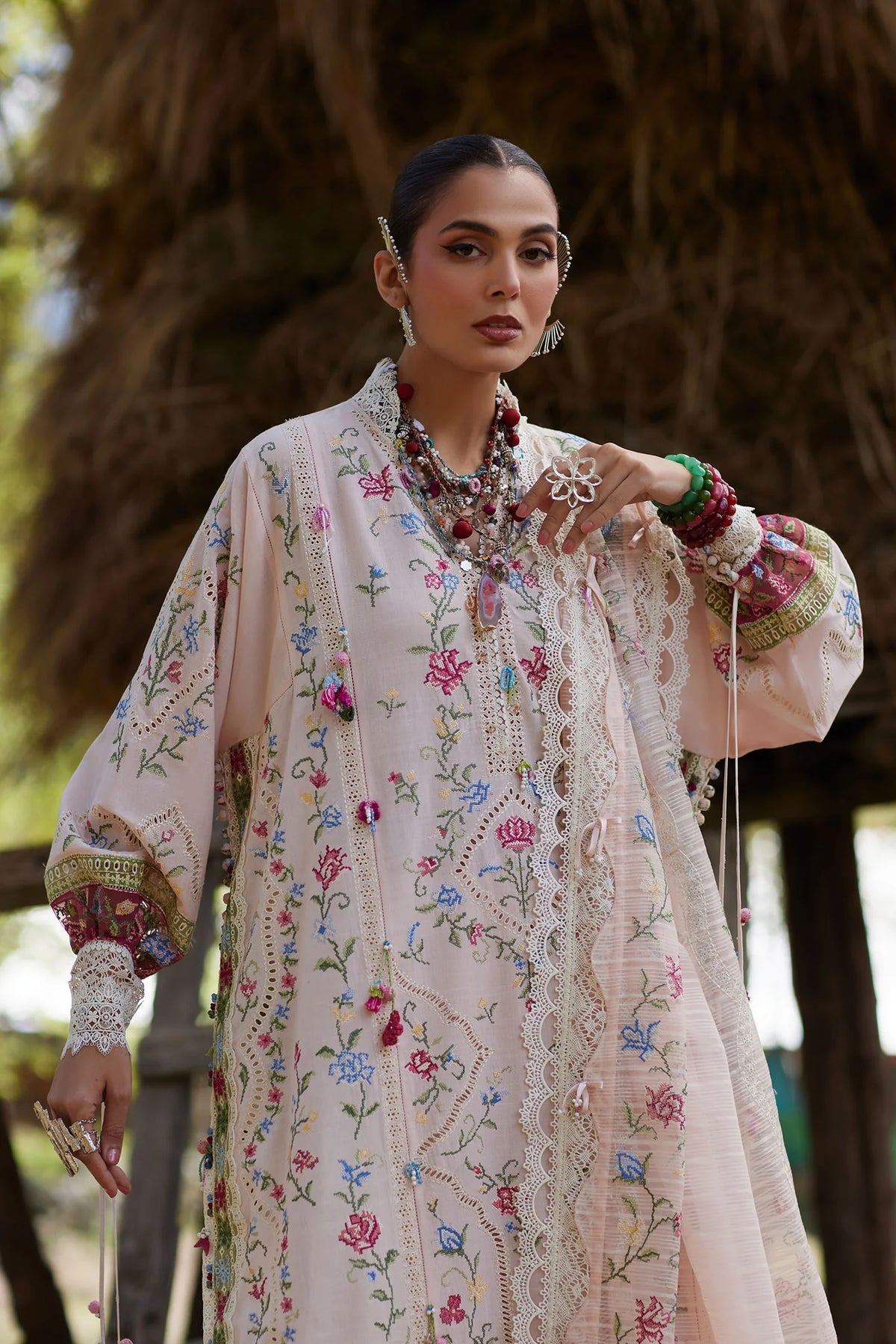 SOZRAAG (EL26-03 A) - 3 Pc - Unstitched