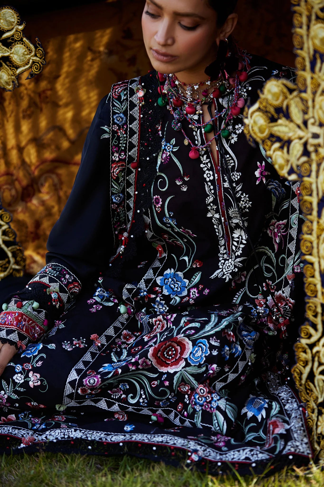 ZABAR (EL26-01 A) - 3 Pc - Unstitched