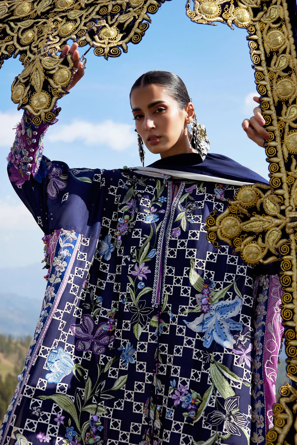 SONAMARG (EL26-09 B) - 3 Pc - Unstitched
