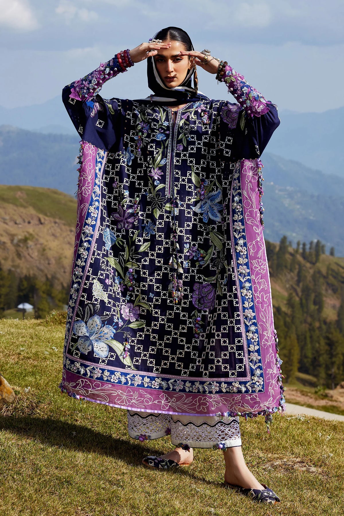 SONAMARG (EL26-09 B) - 3 Pc - Unstitched