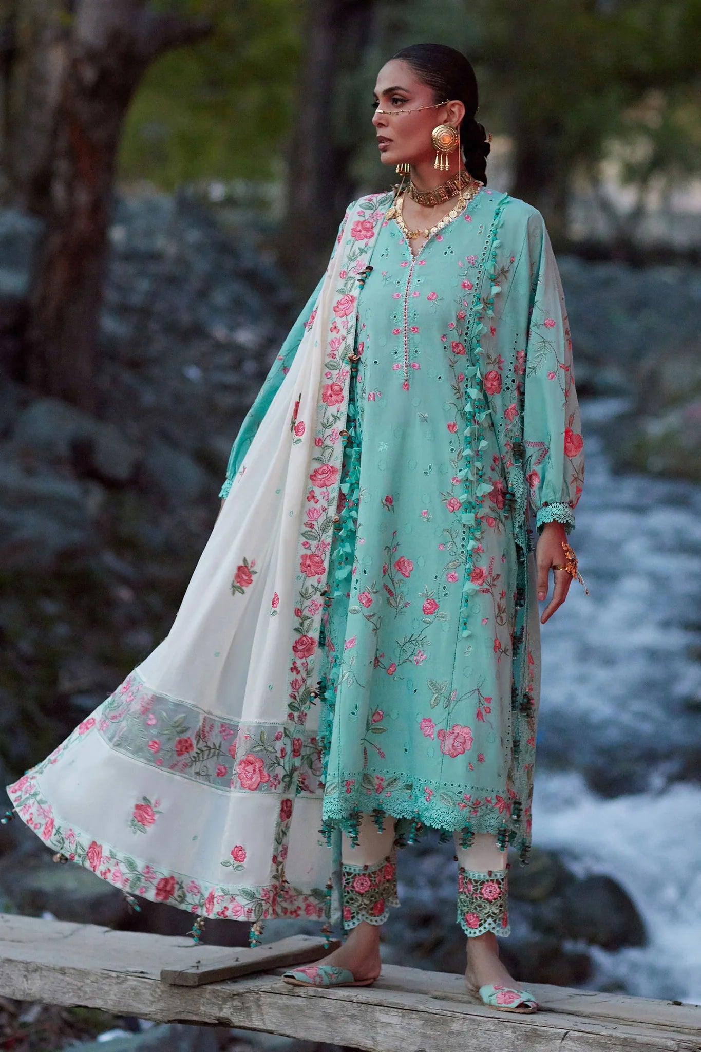GULRAAZ (EL26-08 B) - 3 Pc - Unstitched