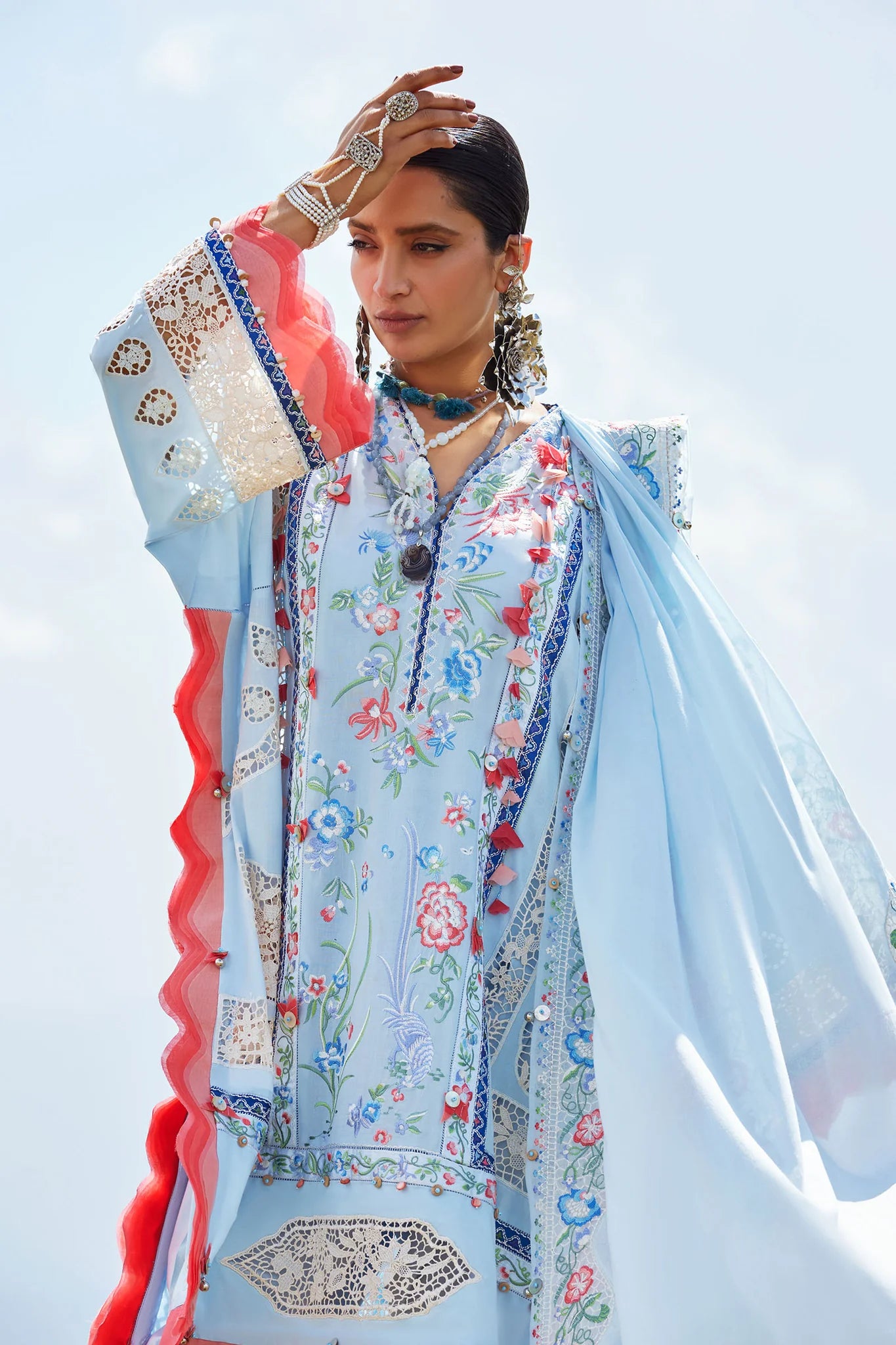 NEELUNE (EL26-05 B) - 3 Pc - Unstitched