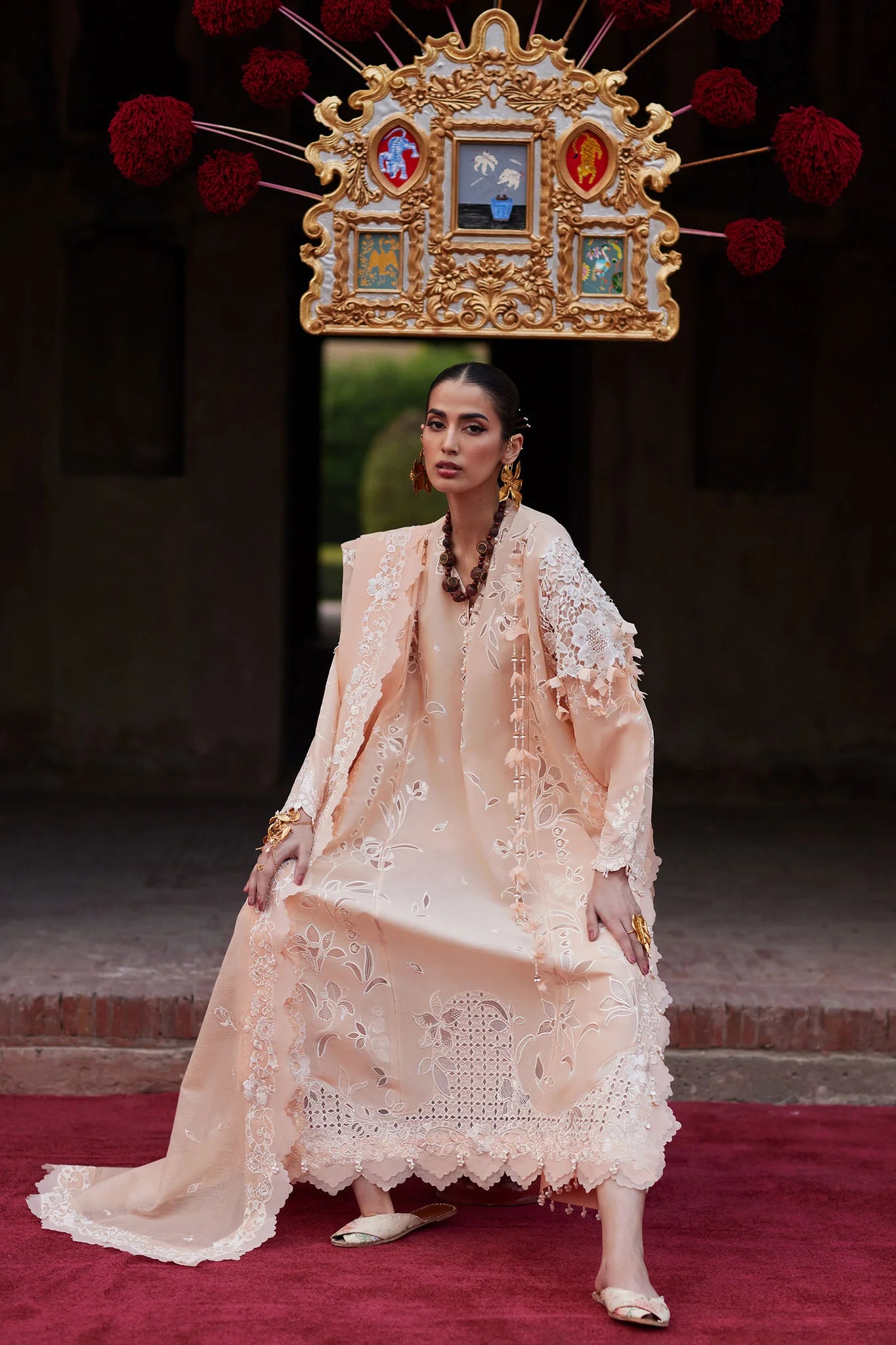 NOORAI (EL26-06 A) - 3 Pc - Unstitched