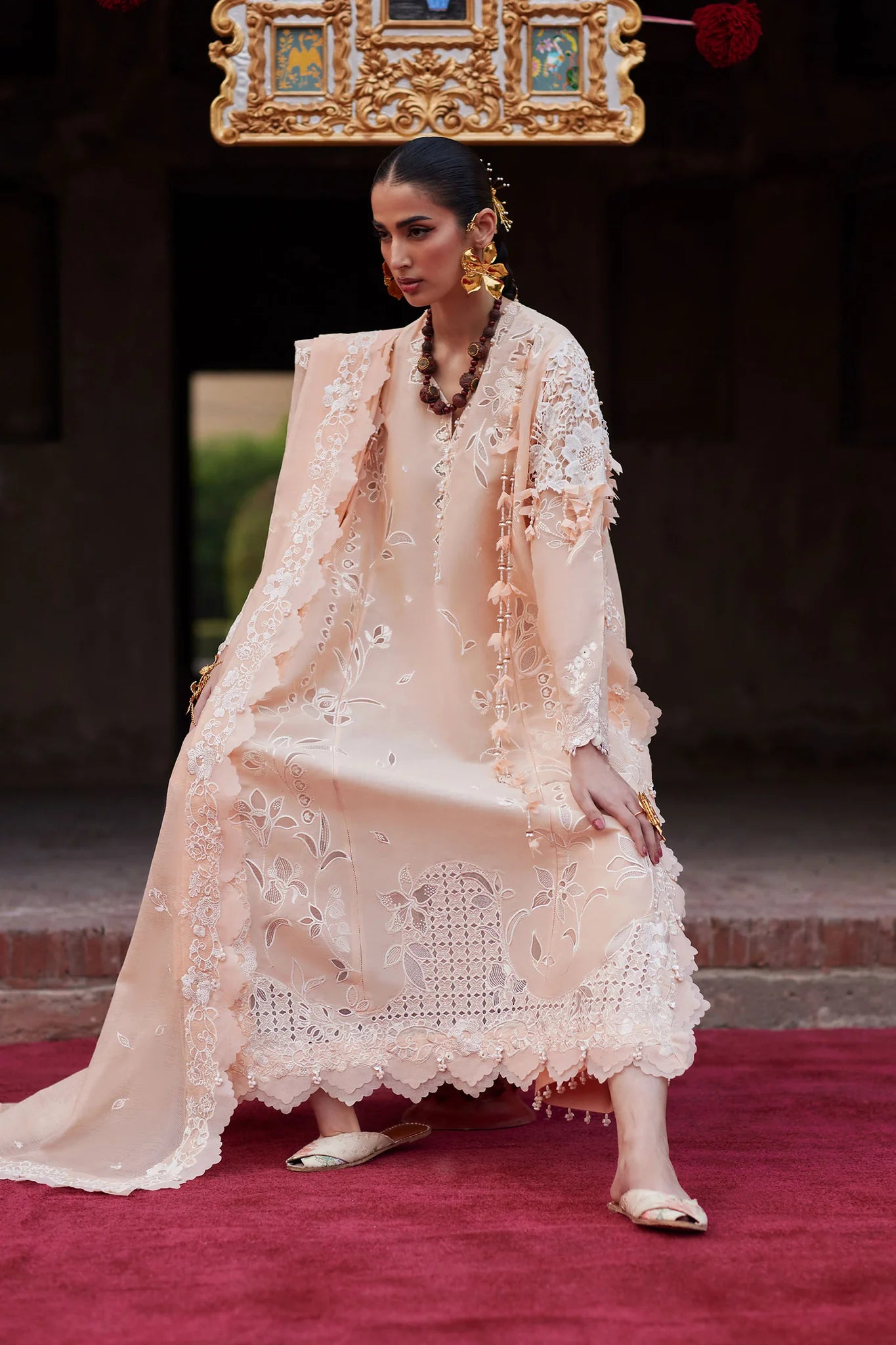 NOORAI (EL26-06 A) - 3 Pc - Unstitched