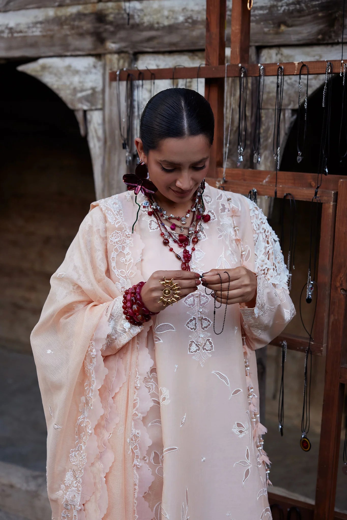 NOORAI (EL26-06 A) - 3 Pc - Unstitched
