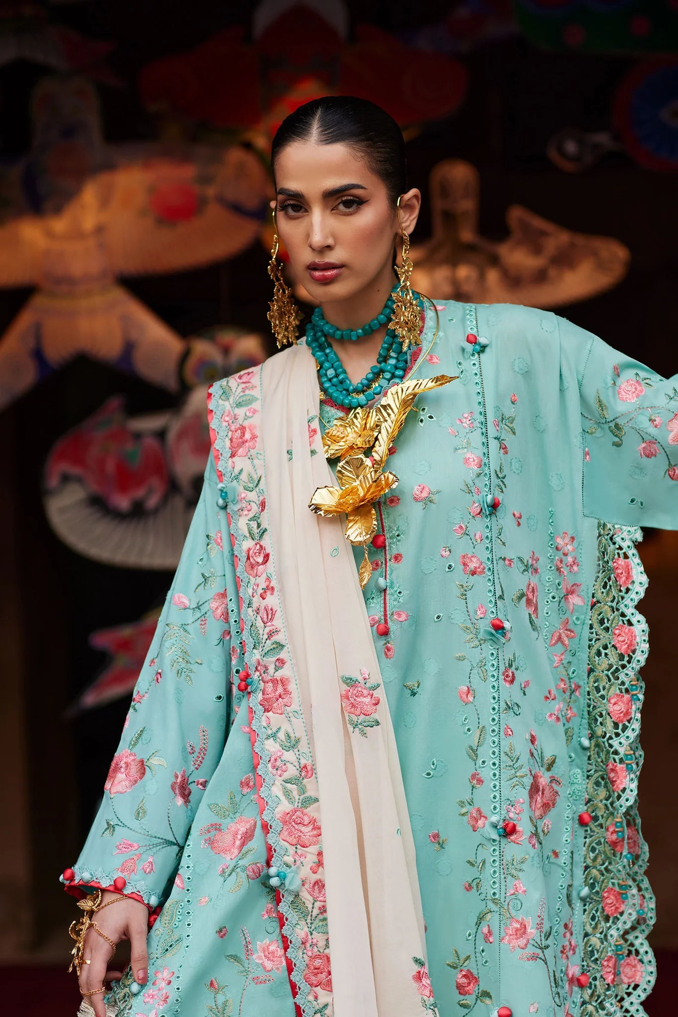 GULRAAZ (EL26-08 B) - 3 Pc - Unstitched