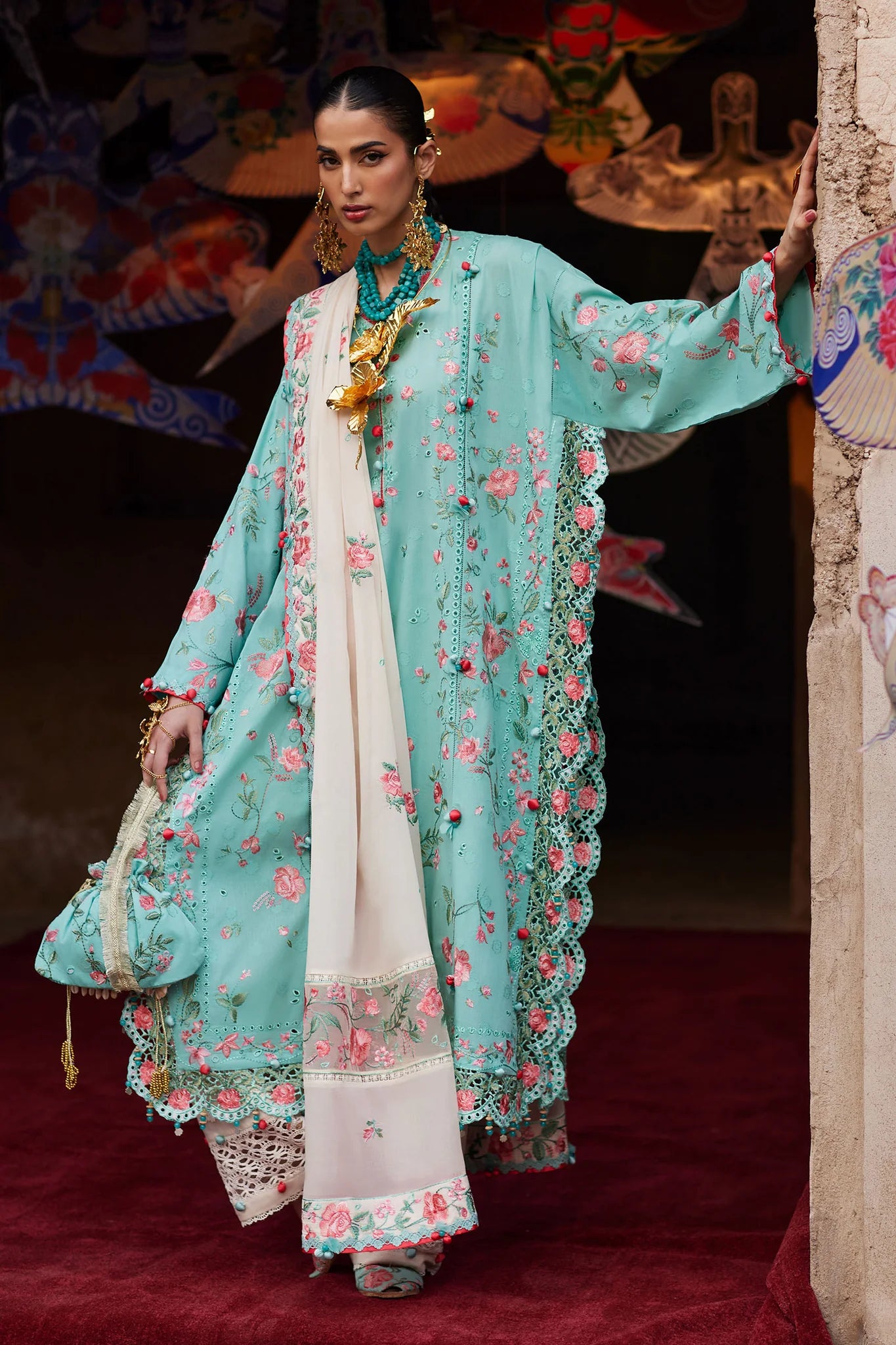 GULRAAZ (EL26-08 B) - 3 Pc - Unstitched